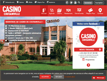 Tablet Screenshot of casinocoutainville.com